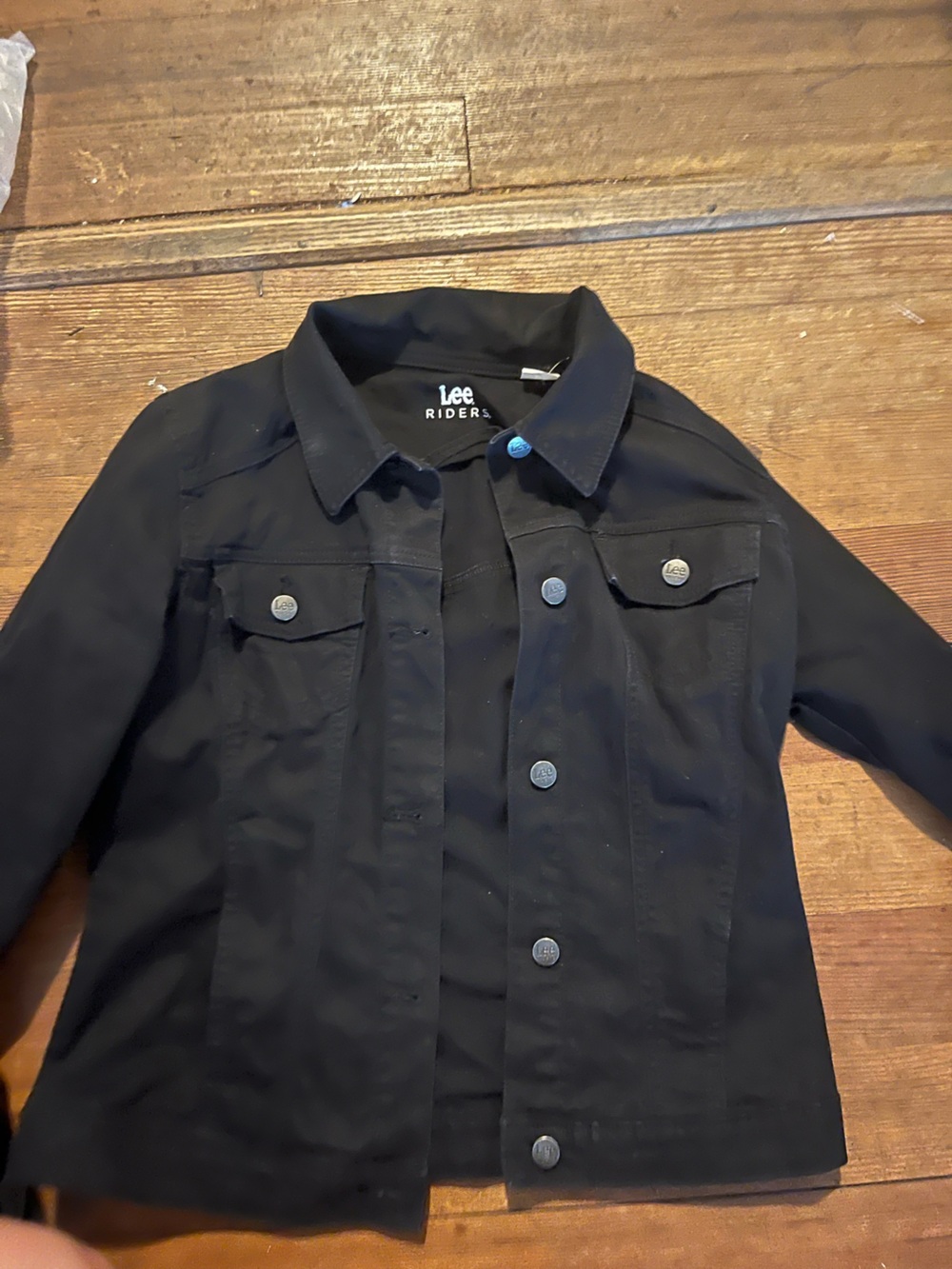 Lee black Jean jacket women’s size small